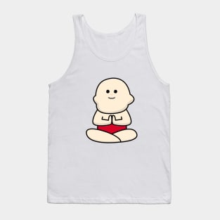 International yoga day with cute baby character Tank Top